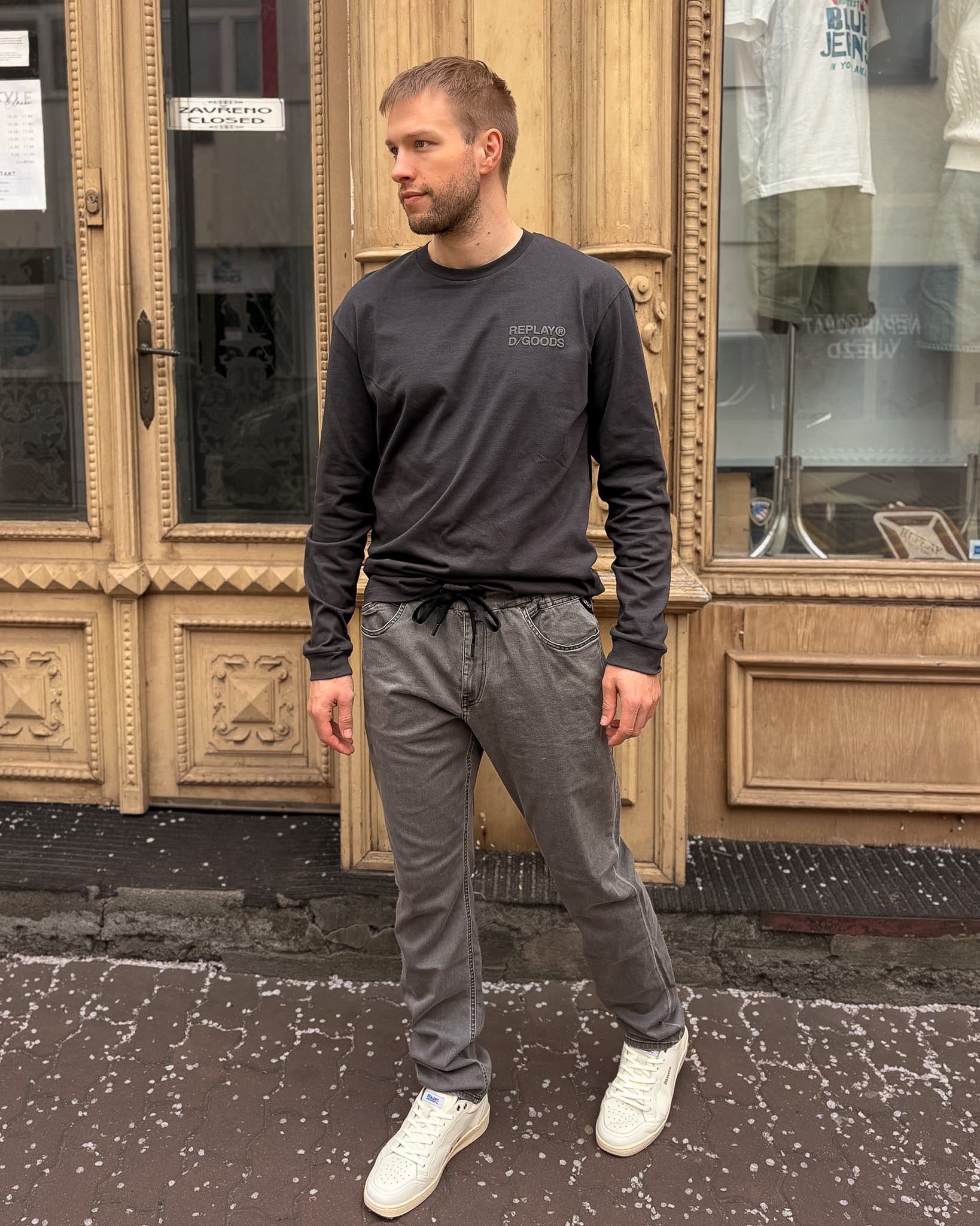 REPLAY PÁNSKÉ DŽÍNY LANNY SLIM-FIT - M1037 .000.885 146