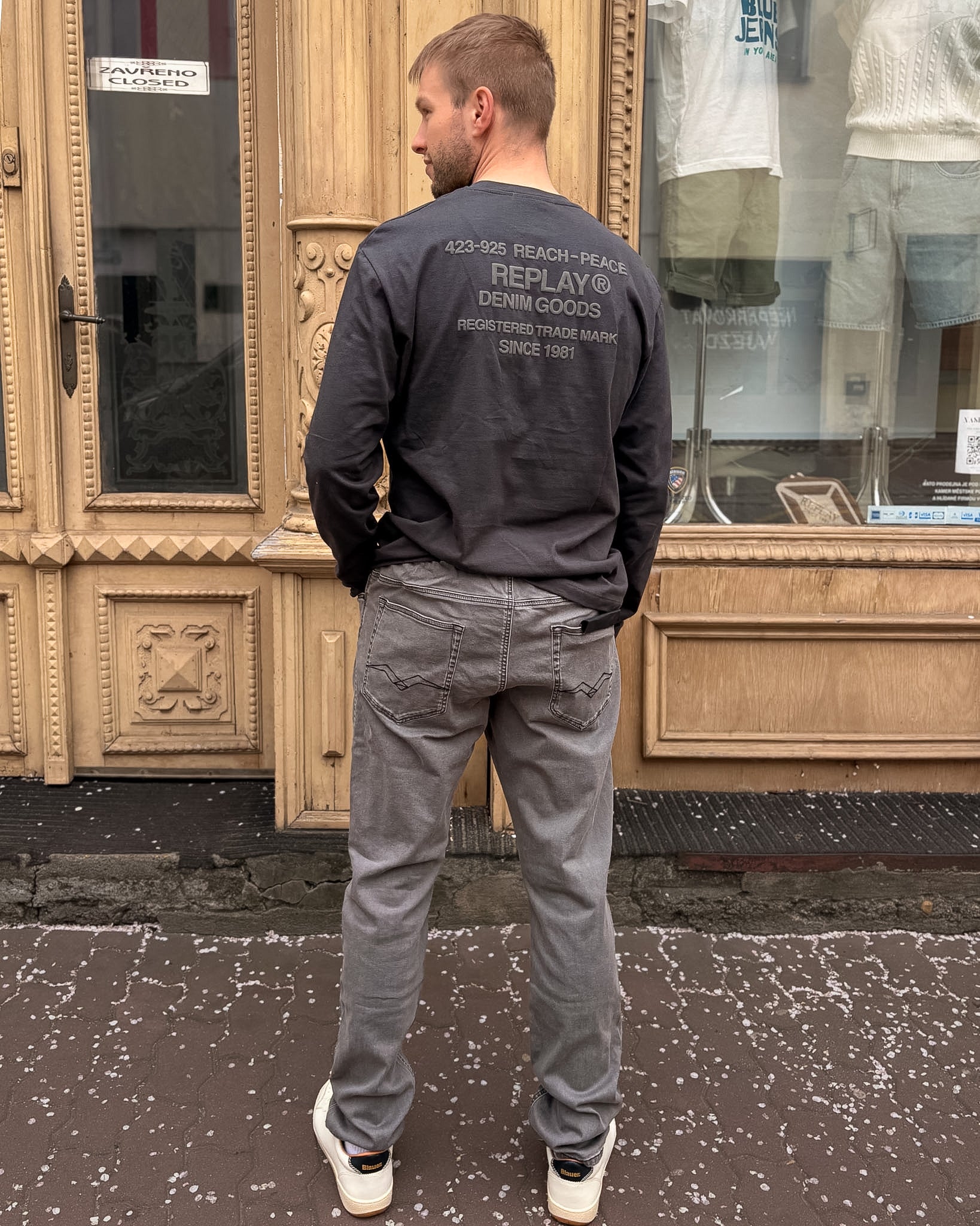 REPLAY PÁNSKÉ DŽÍNY LANNY SLIM-FIT - M1037 .000.885 146