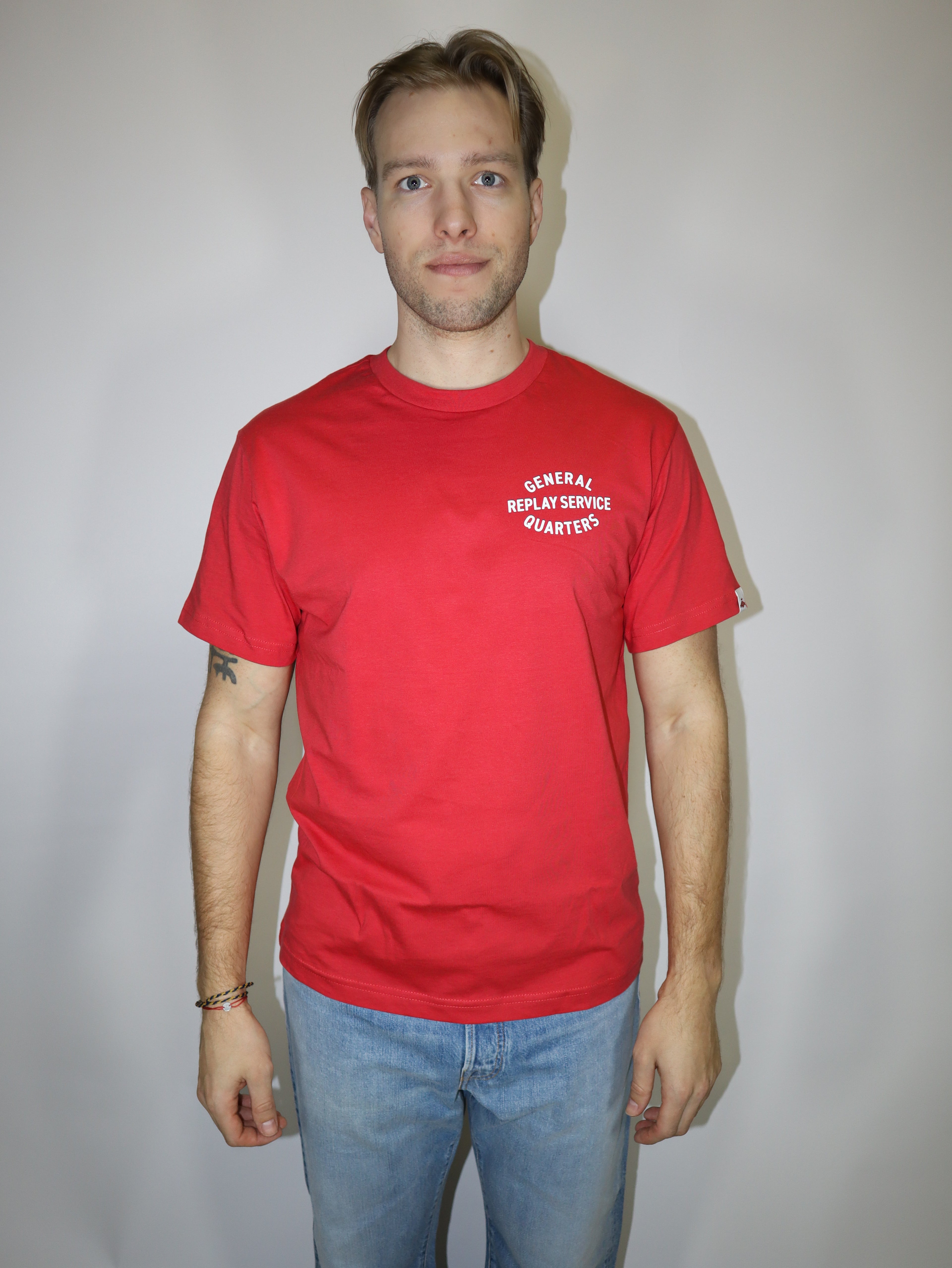 REPLAY PÁNSKÉ TRIČKO S POTISKEM 