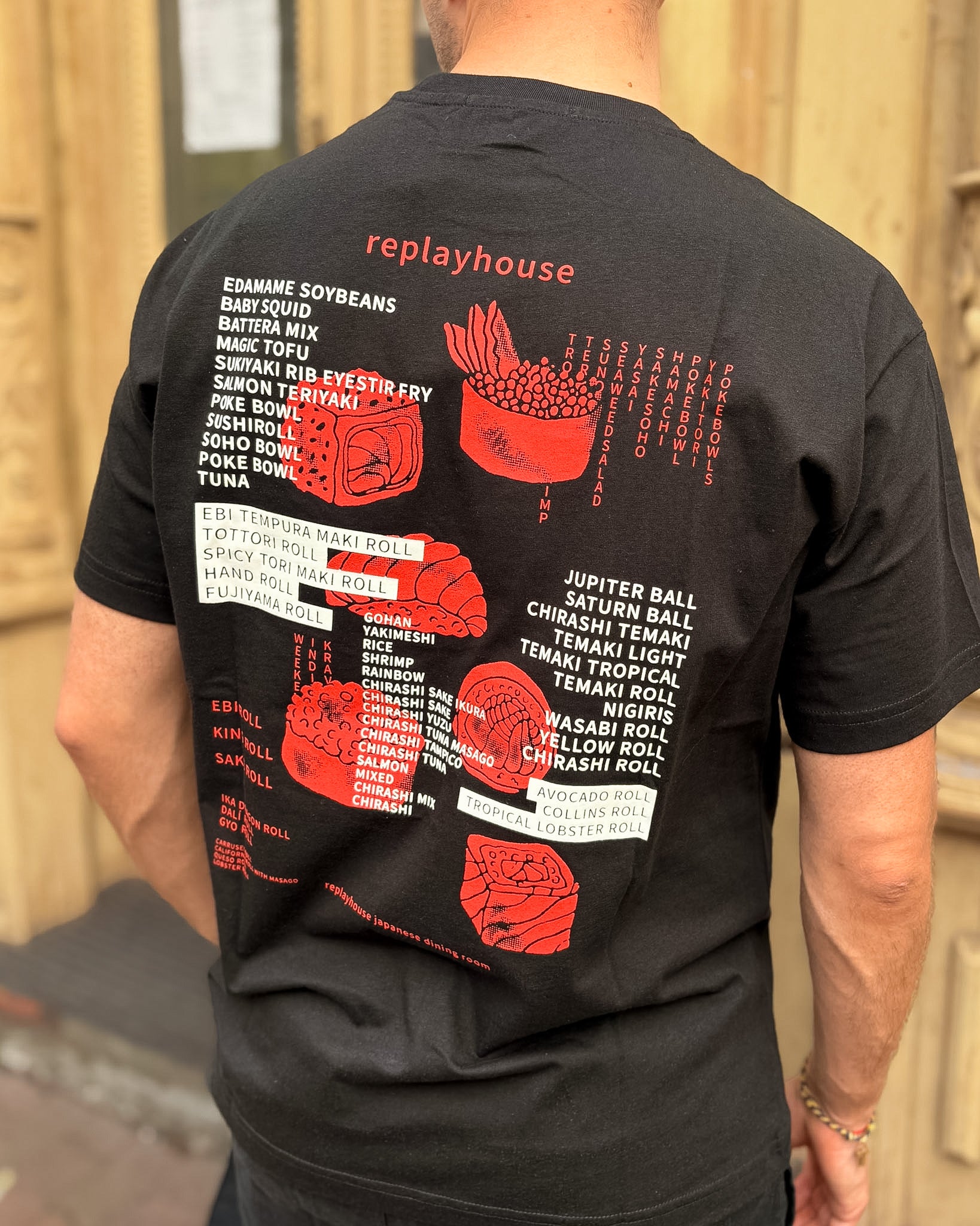 PÁNSKÉ TRIČKO REPLAY S JAPONSKÝM POTISKEM