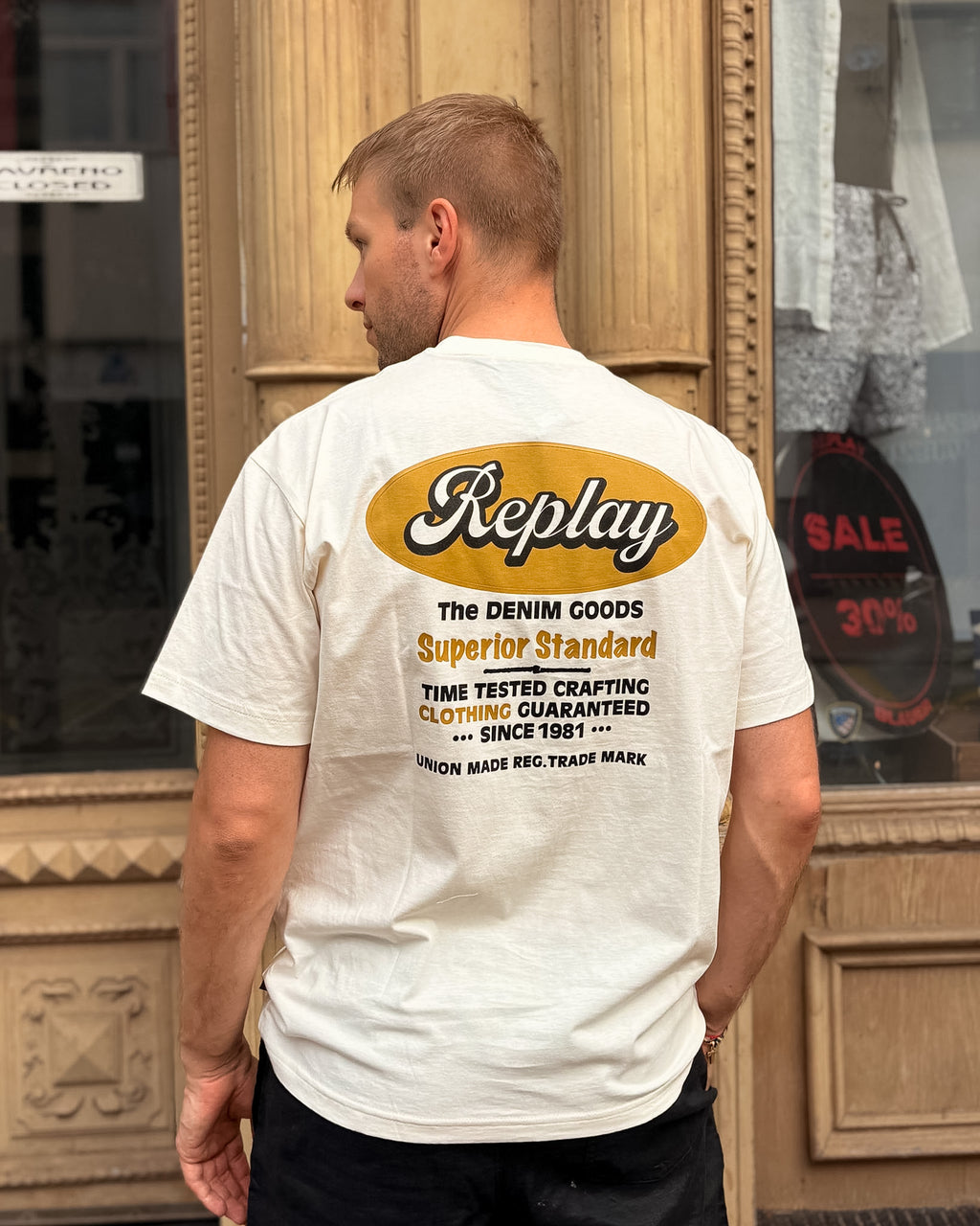 PÁNSKÉ TRIČKO REPLAY S POTISKEM SUPERIOR STANDARD 
