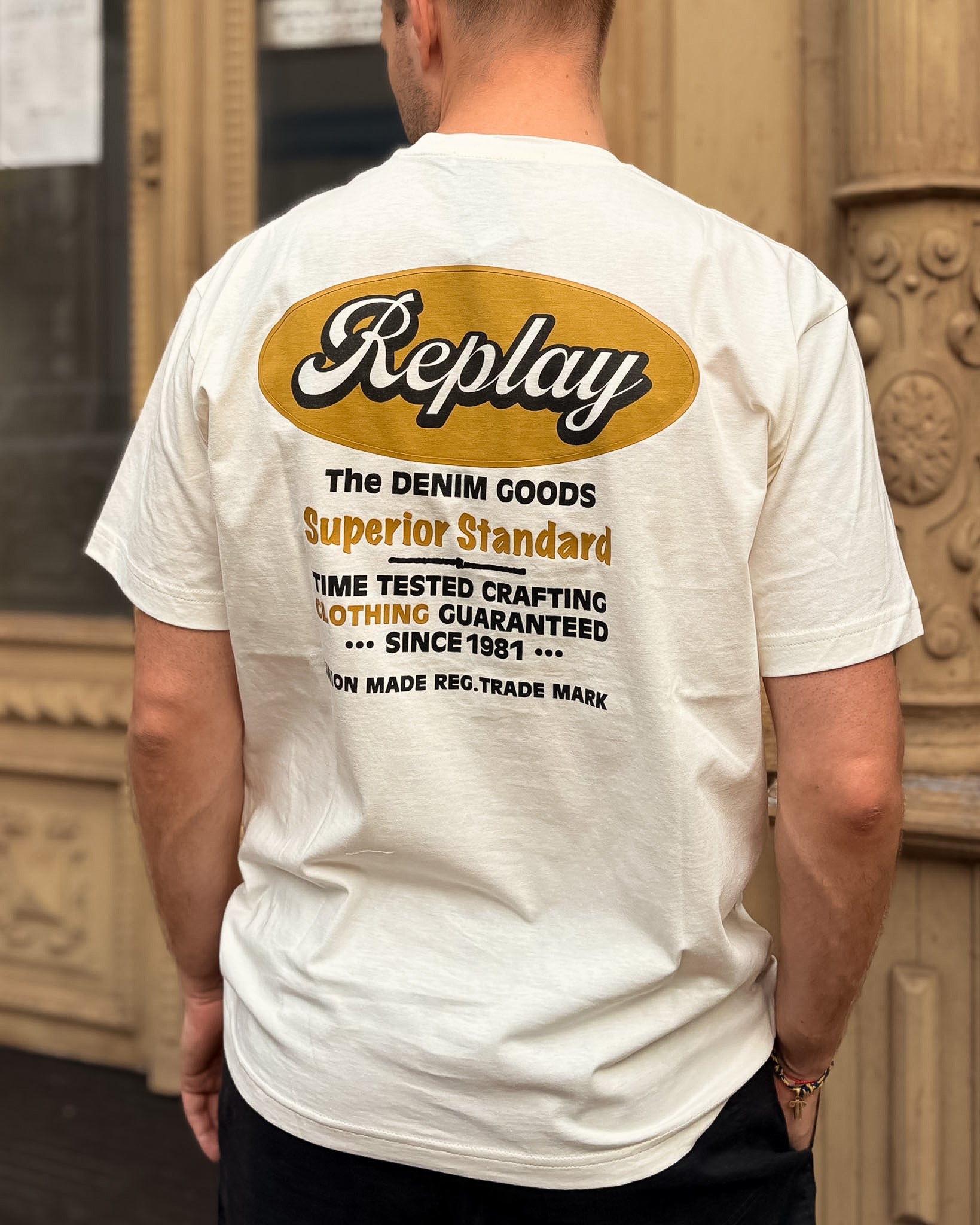 PÁNSKÉ TRIČKO REPLAY S POTISKEM SUPERIOR STANDARD 