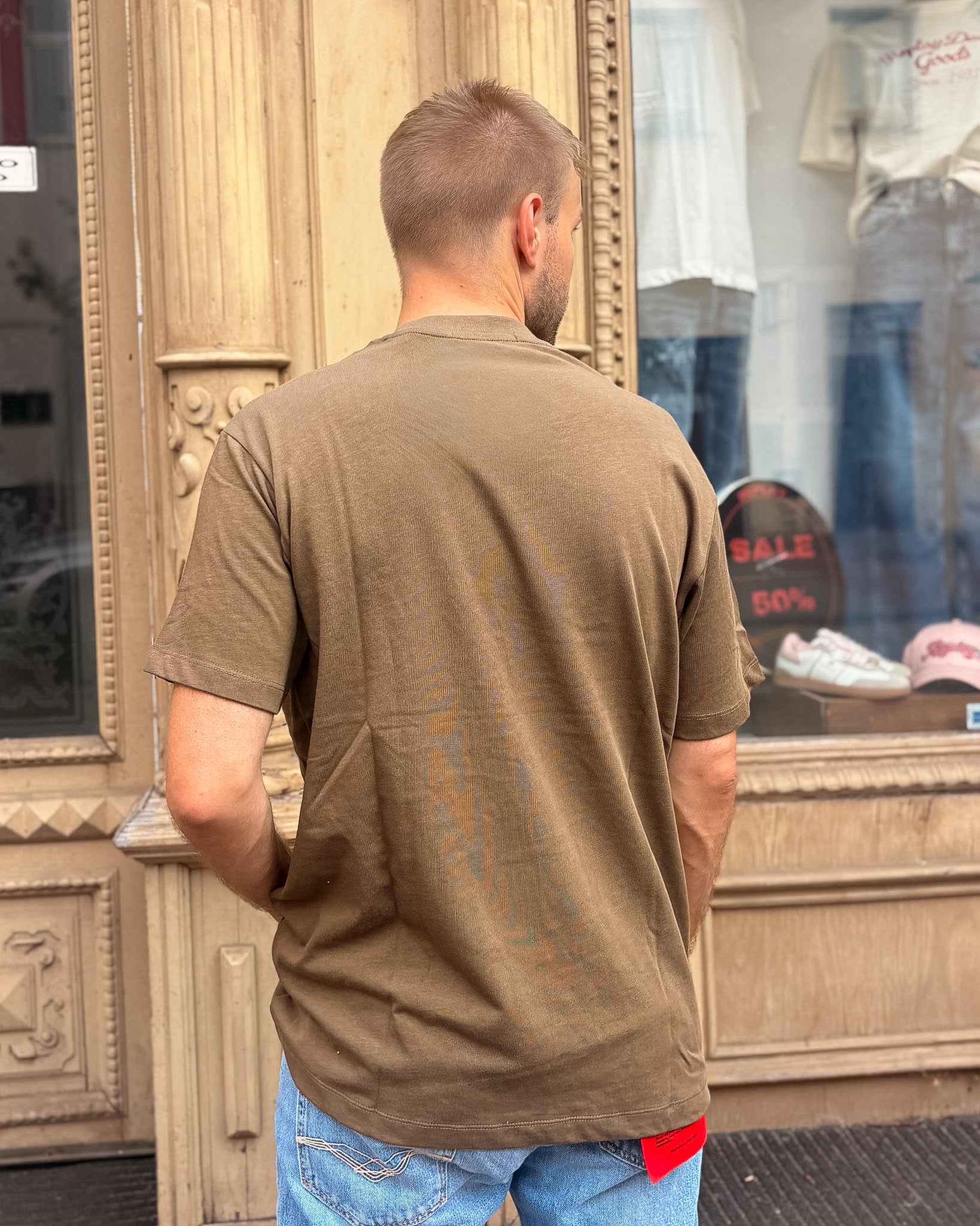 HERREN-T-SHIRT REPLAY MIT AUFDRUCK "REPLAY©DNM" - M12BF .003.7242KW