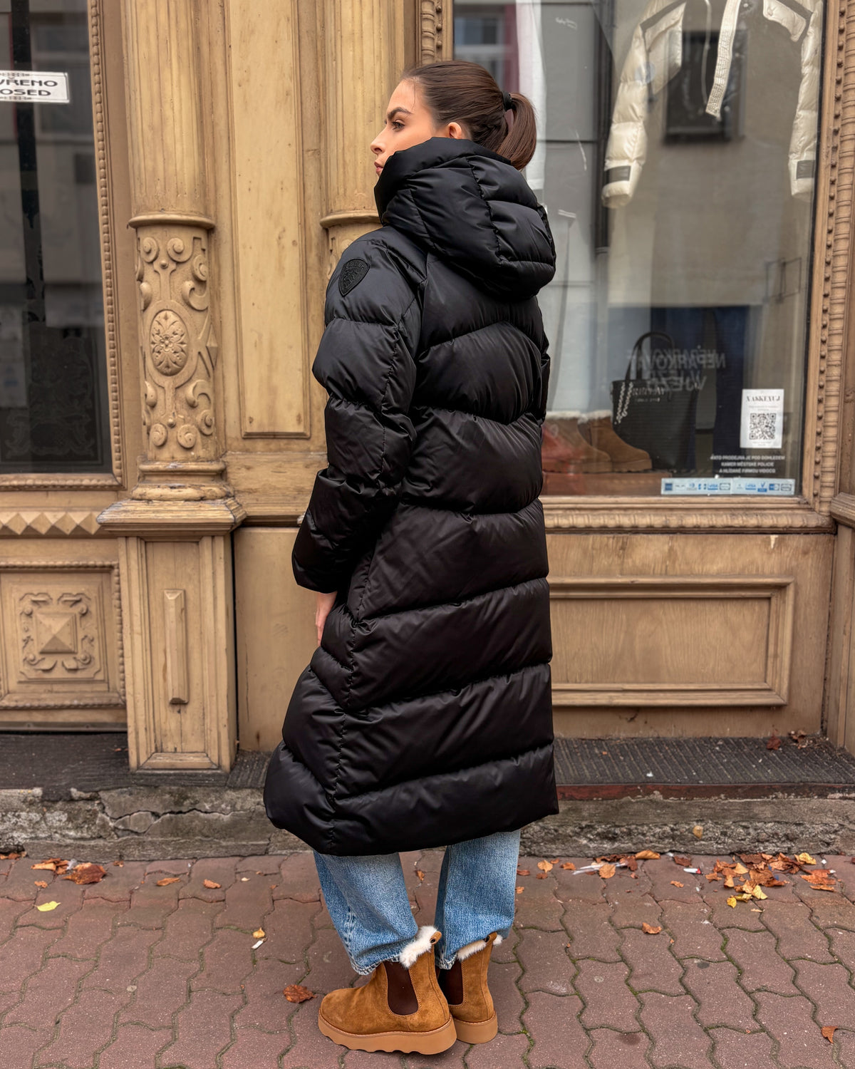 DÁMSKÁ PÉŘOVÁ BUNDA BLAUER SATIN DOWN KINSALE