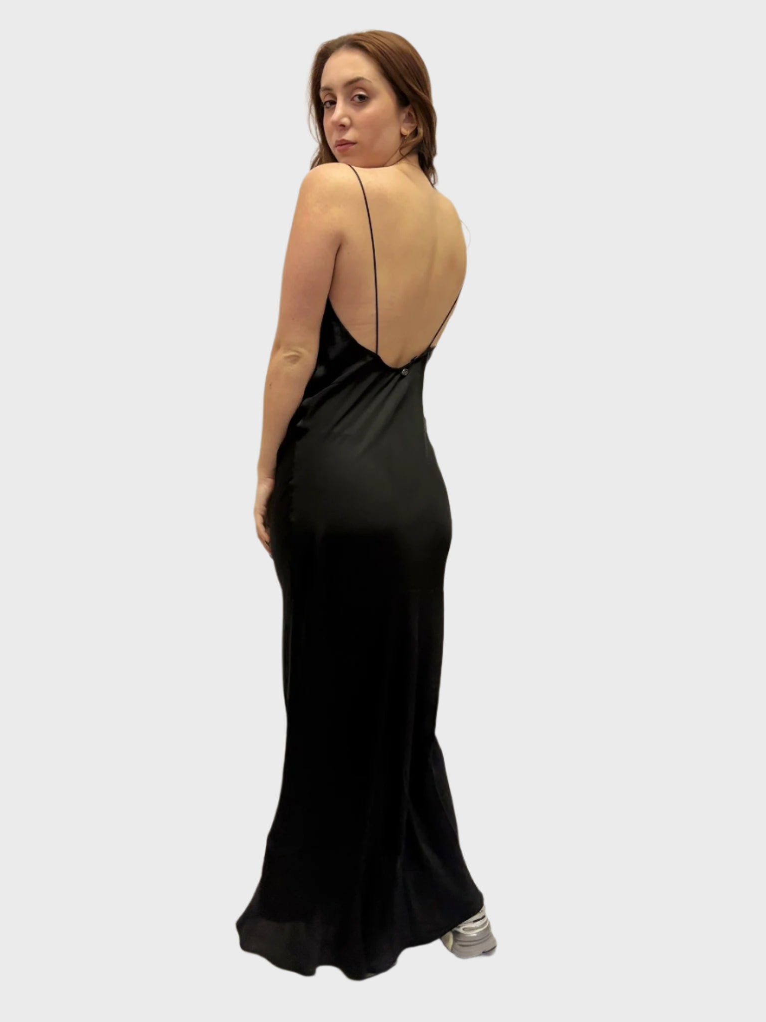 REPLAY HOSSZÚ, VISZKÓZ SZATÉN RUHA 