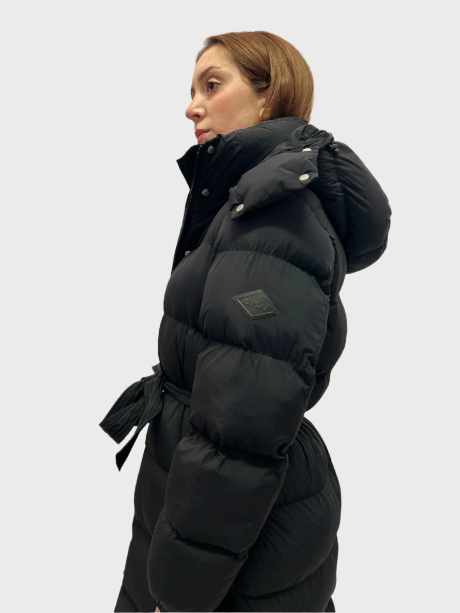 REPLAY DÁMSKÝ KABÁT S OPASKEM