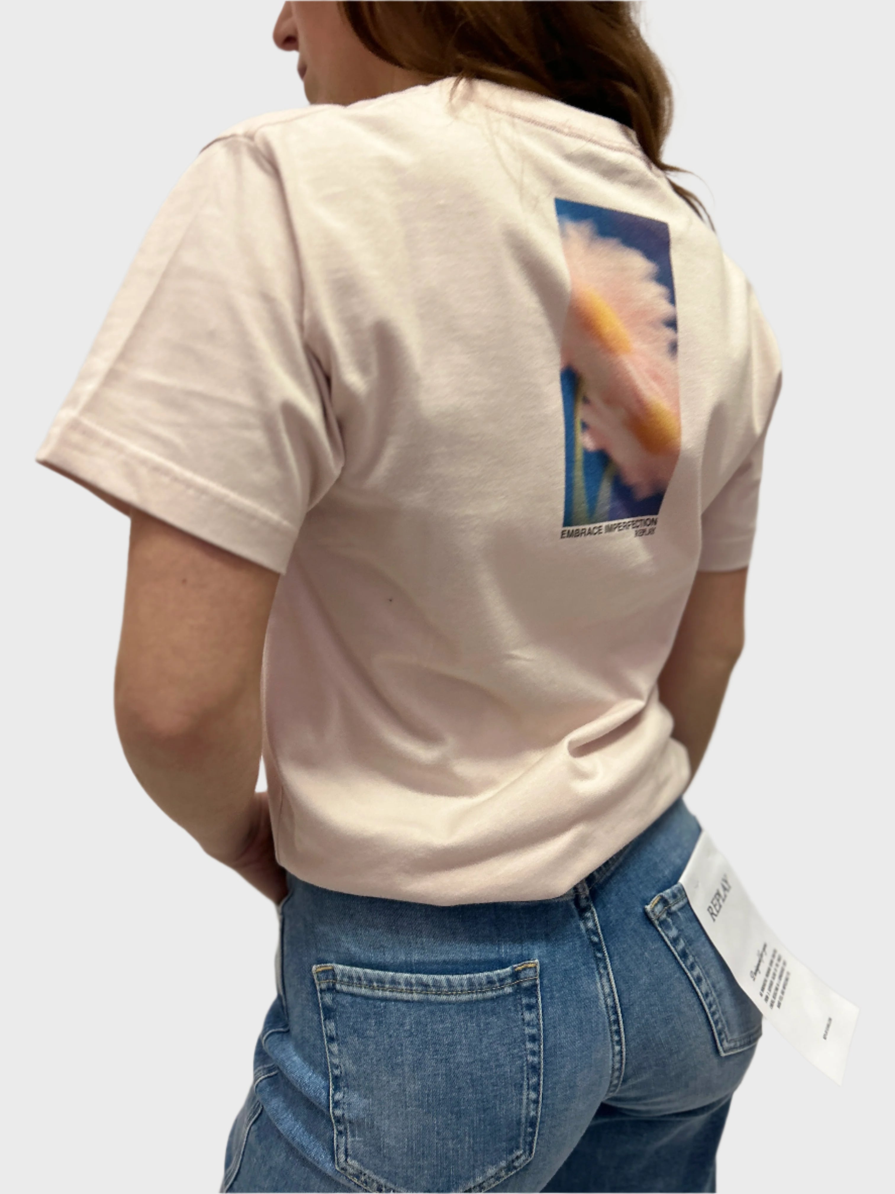 REPLAY DÁMSKE TRIČKO S POTLAČOM