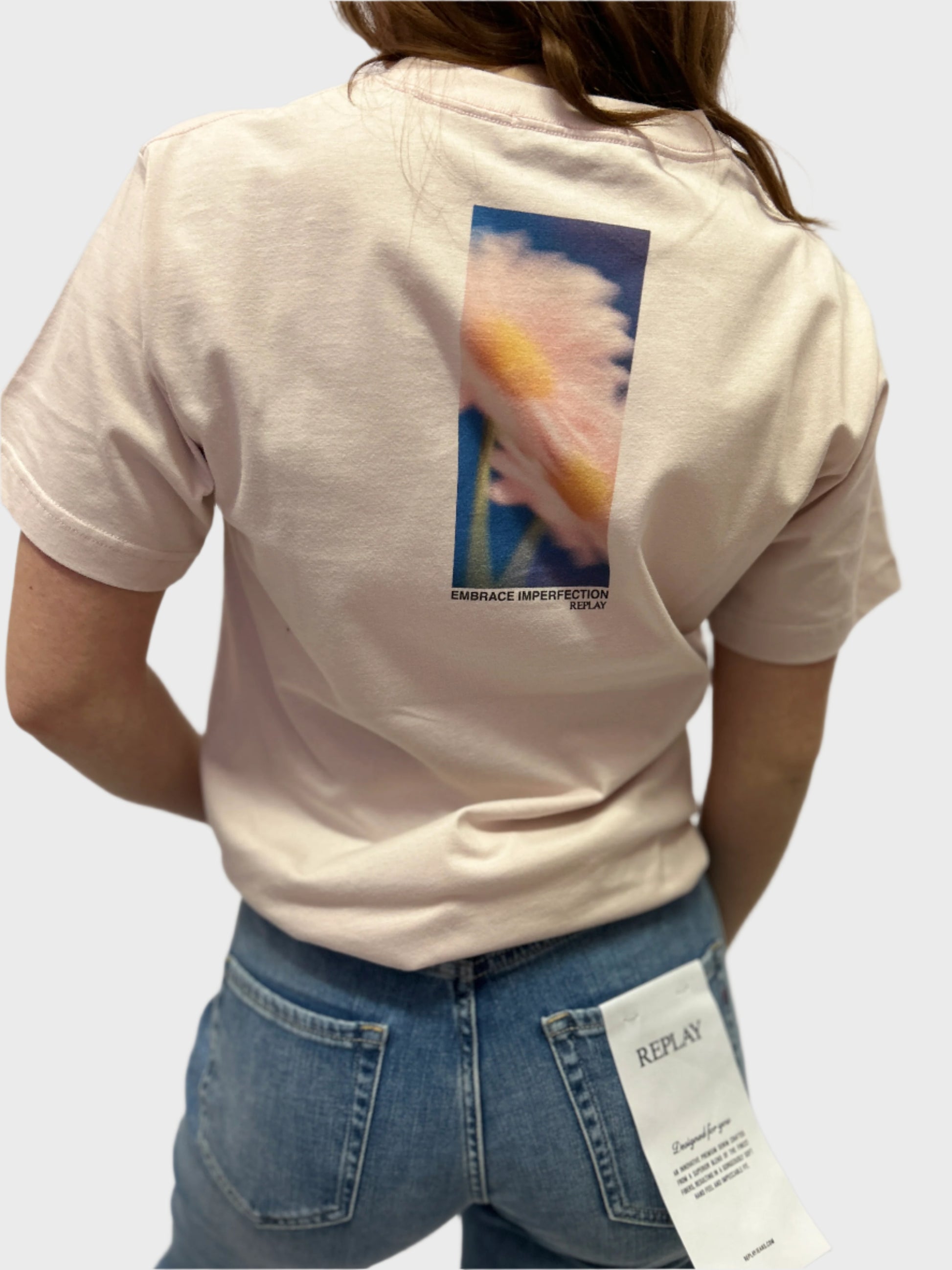 REPLAY DÁMSKÉ TRIČKO S POTISKEM