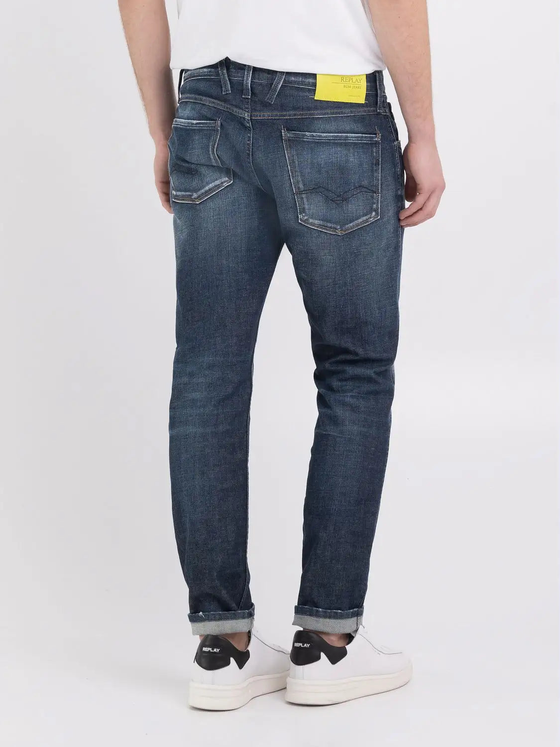 PÁNSKÉ REPLAY SLIM FIT DŽÍNY ANBASS 