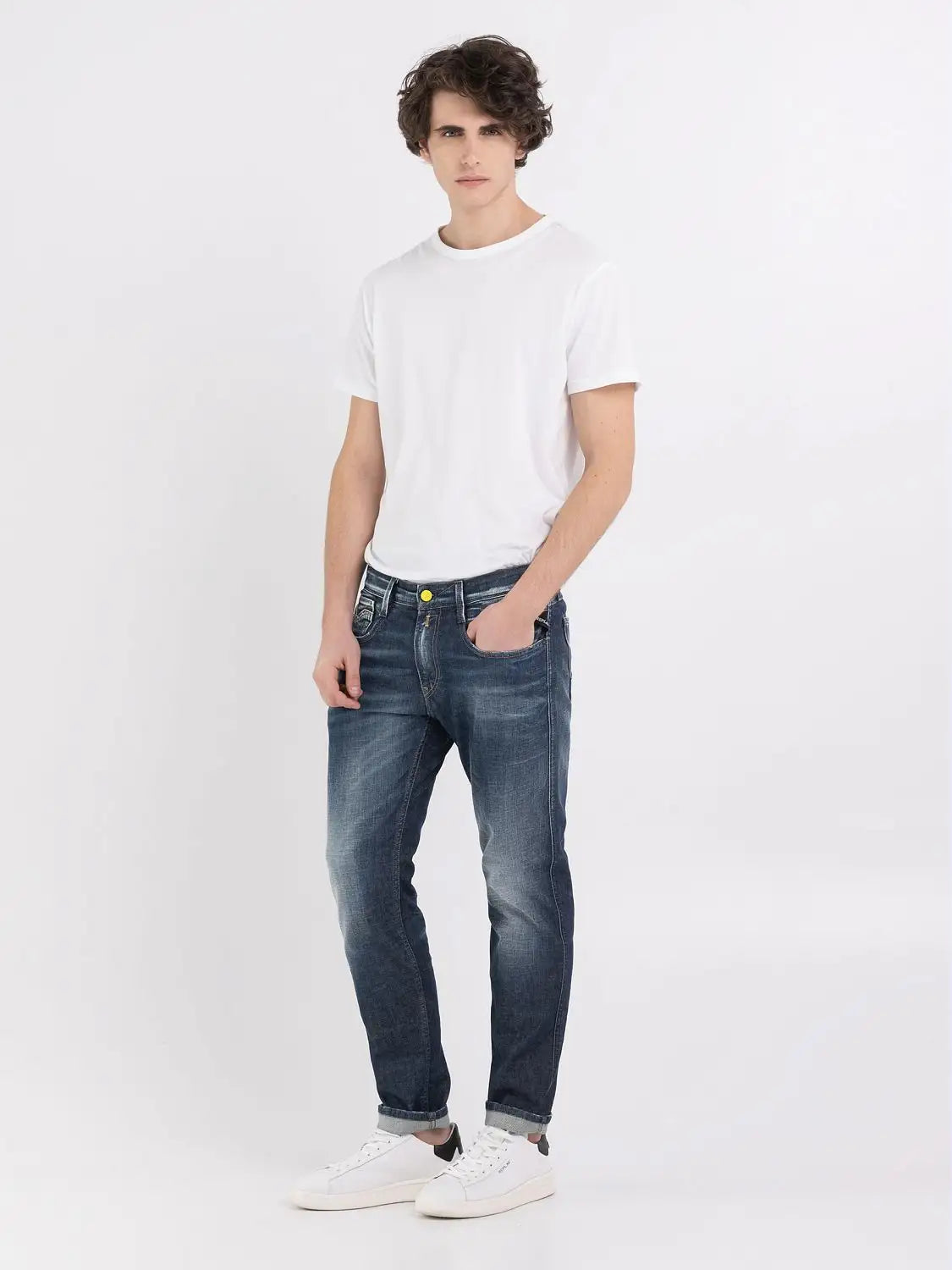 PÁNSKE REPLAY SLIM FIT DŽÍNY ANBASS - M914Y .000.619 590