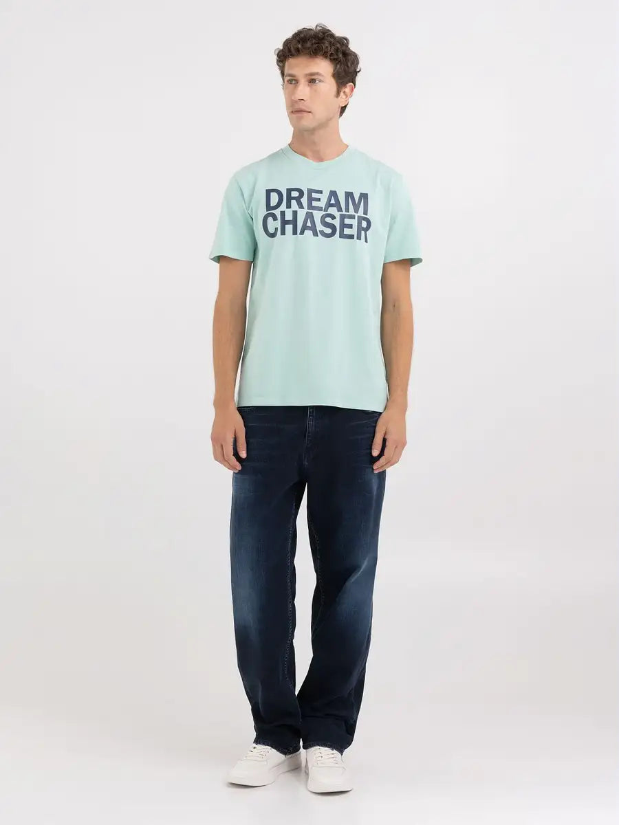 REPLAY PÁNSKÉ TRIČKO S POTISKEM "DREAM CHASER" 