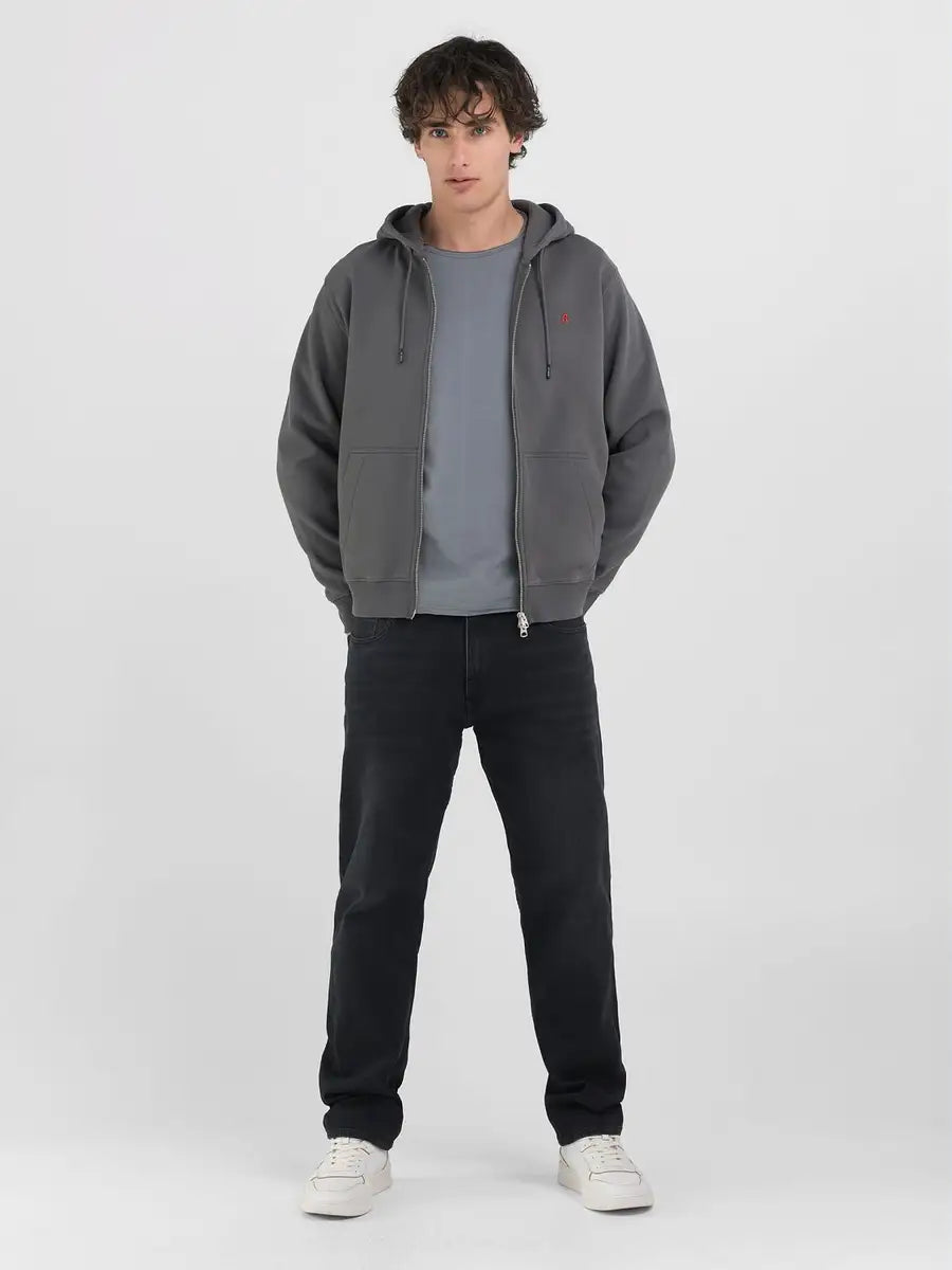 REPLAY PÁNSKÁ MIKINA NA ZIP S KAPUCÍ