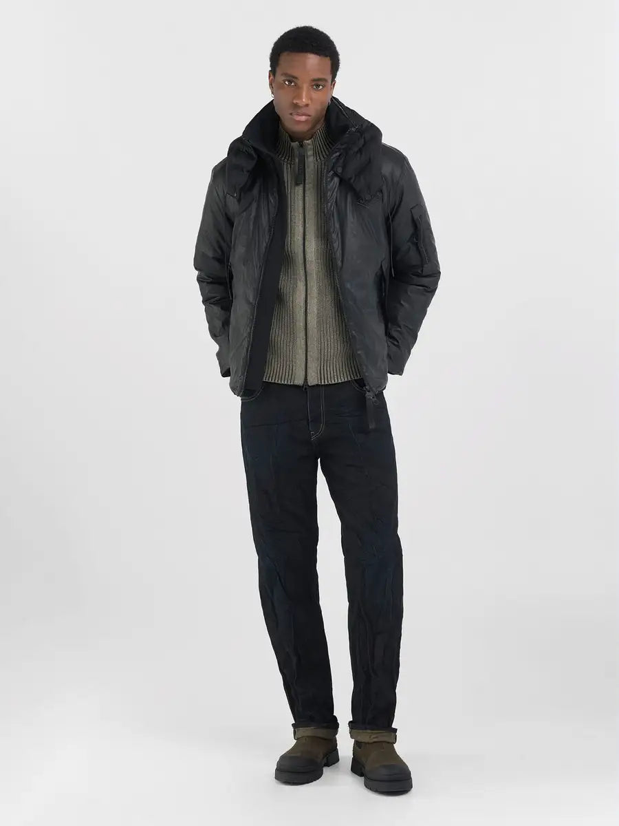 REPLAY FÉRFI PUPLIN KAPUCNIS KABÁT