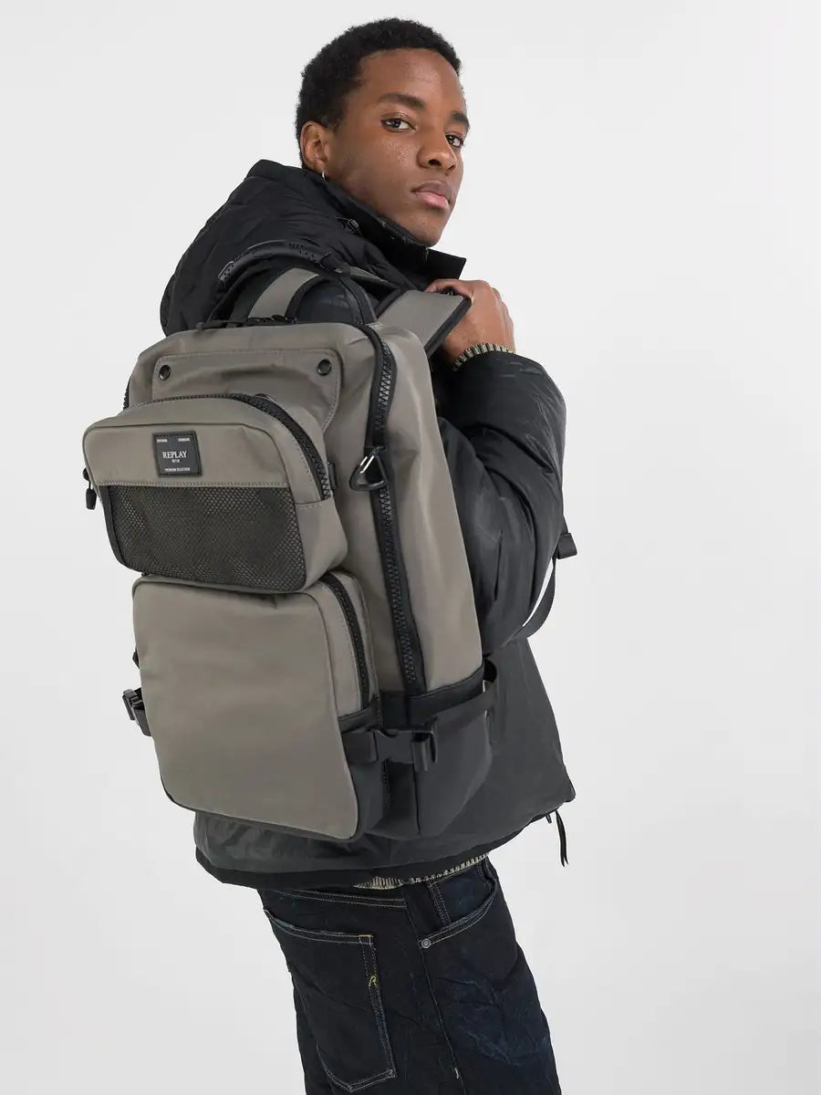 REPLAY FÉRFI PUPLIN KAPUCNIS KABÁT