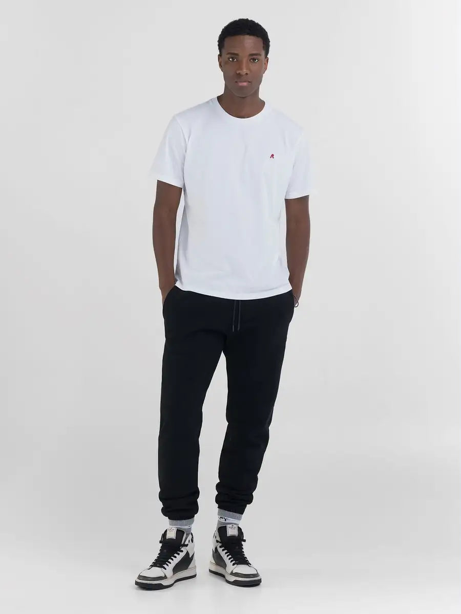 REPLAY PÁNSKÉ KALHOTY BĚŽNÉHO STŘIHU S VYŠITÝM R