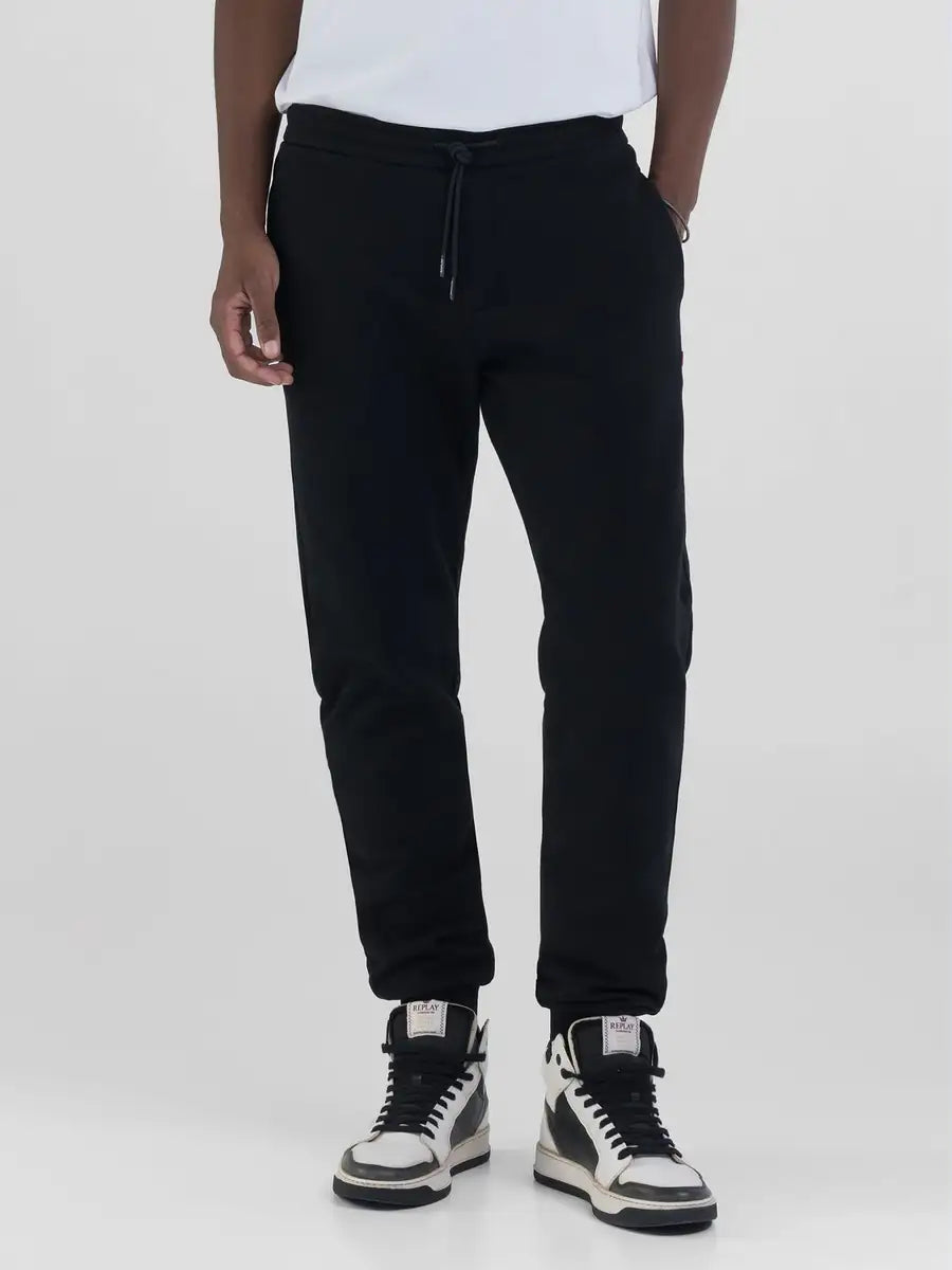 REPLAY PÁNSKÉ KALHOTY BĚŽNÉHO STŘIHU S VYŠITÝM R