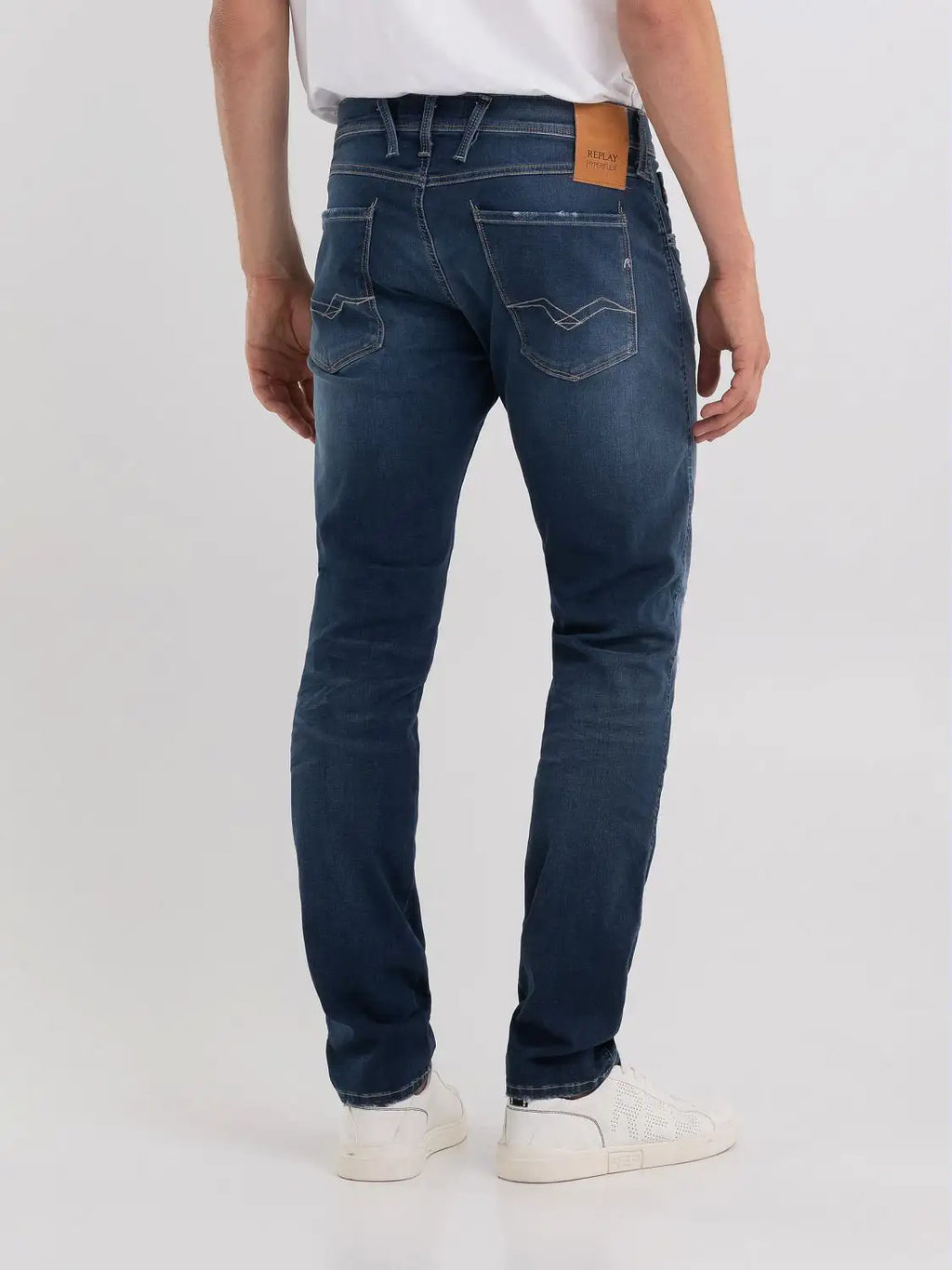 REPLAY PÁNSKÉ DŽÍNY SLIM FIT ANBASS