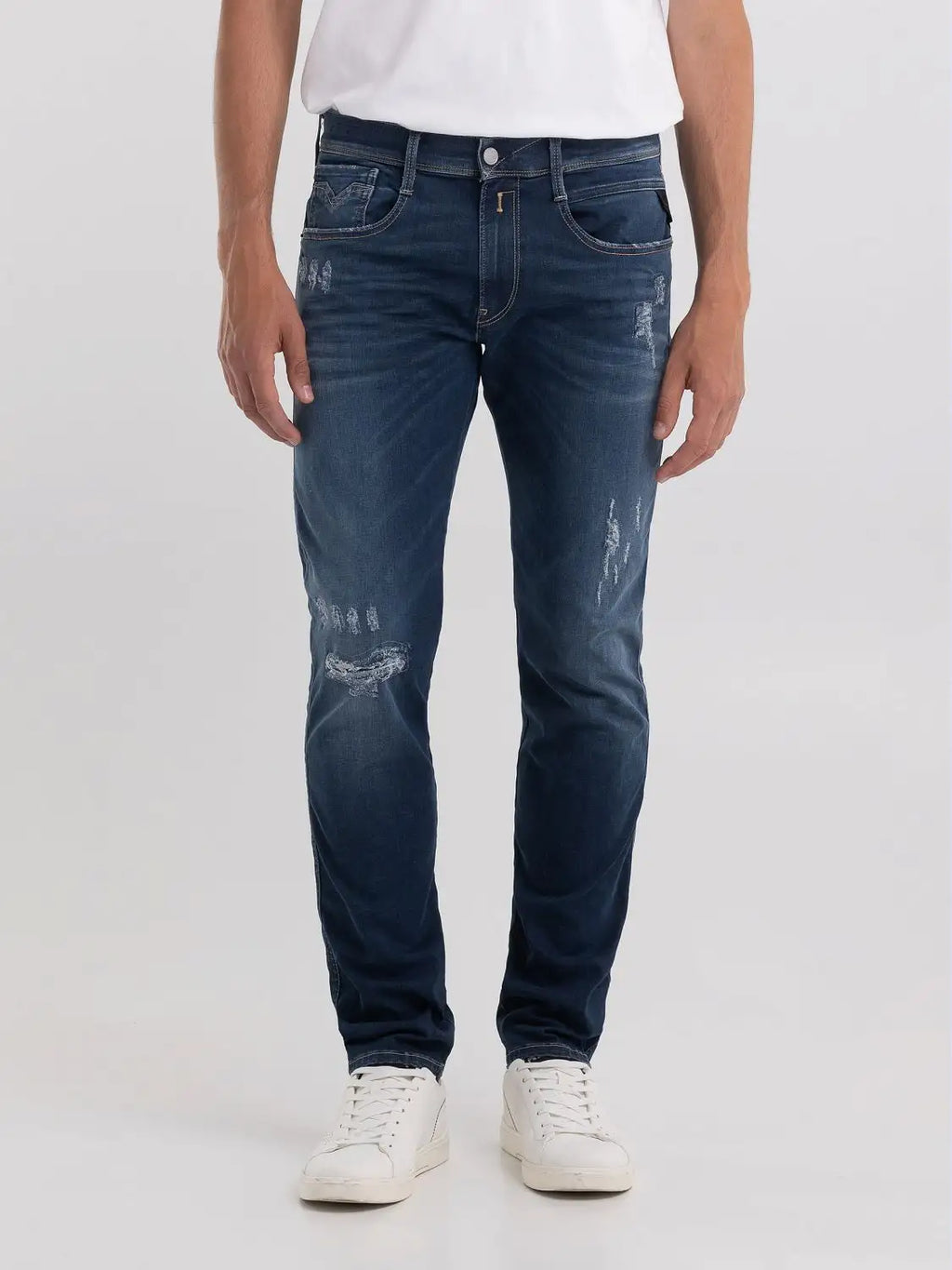 REPLAY PÁNSKÉ DŽÍNY SLIM FIT ANBASS