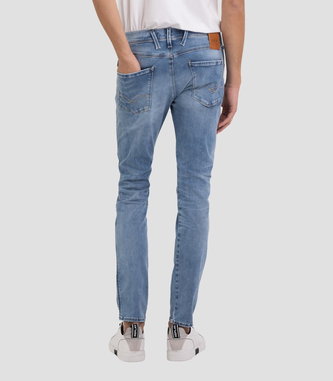 PÁNSKE REPLAY SLIM FIT HYPERFLEX ANBASS DŽÍNY - M914Y.000.661XI2R