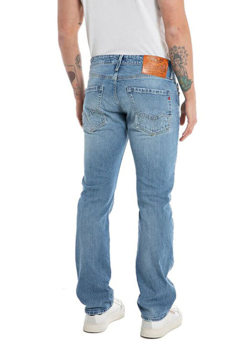 REPLAY PÁNSKÉ WAITOM DŽÍNY STRAIGHT-FIT