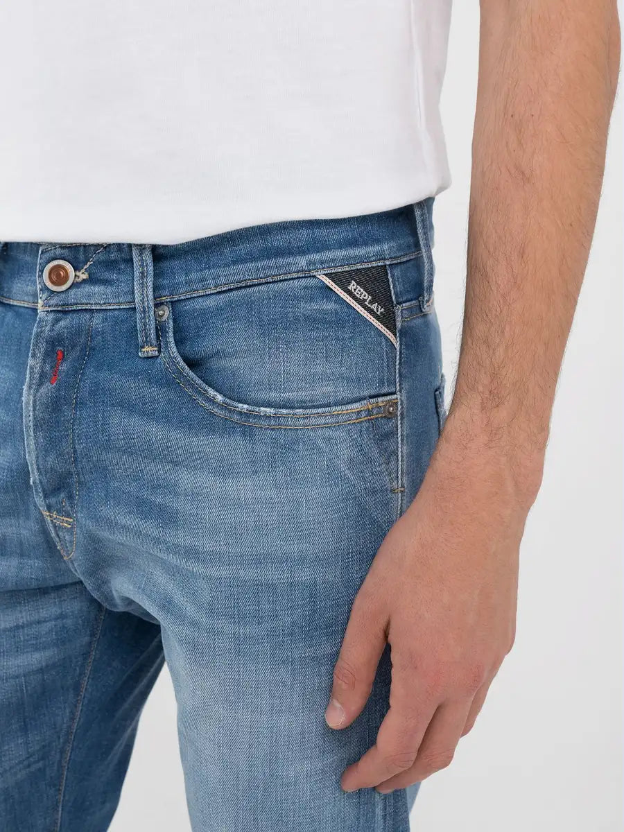 REPLAY PÁNSKÉ WAITOM REGULAR-FIT DŽÍNY