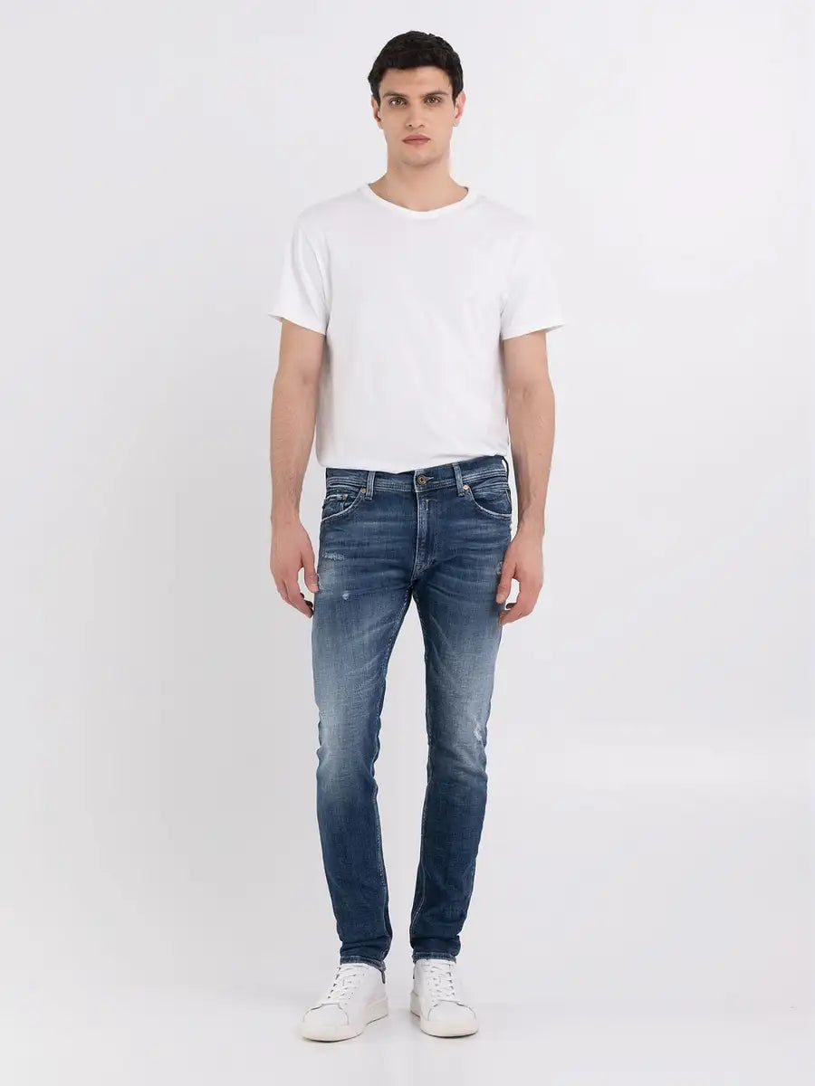 REPLAY PÁNSKE SLIM FIT JONDRILL DŽÍNY - MA931Q .000.141 534