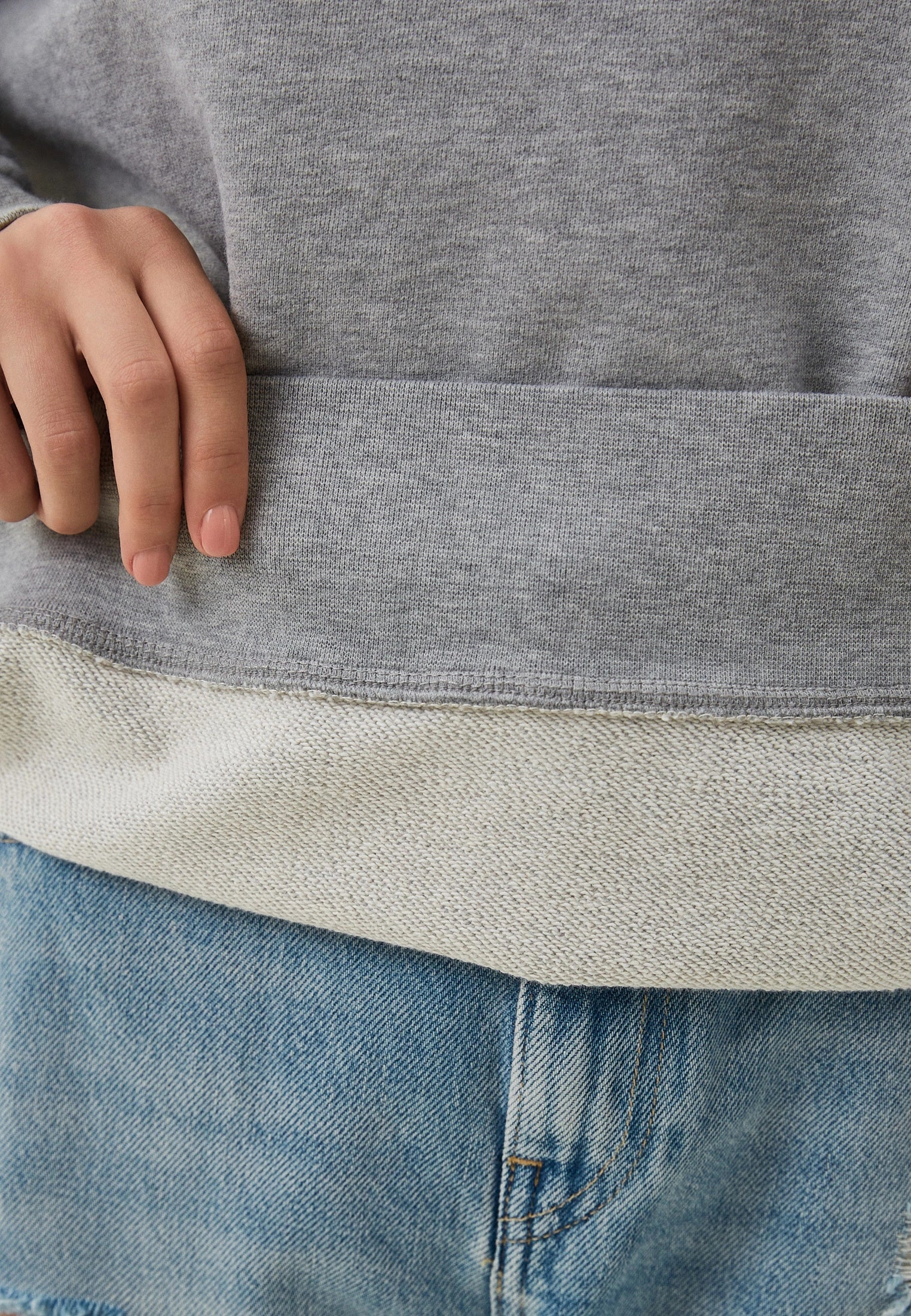 REPLAY WOMEN'S COTTON OVERSIZED HOODIE WITH PRINT 