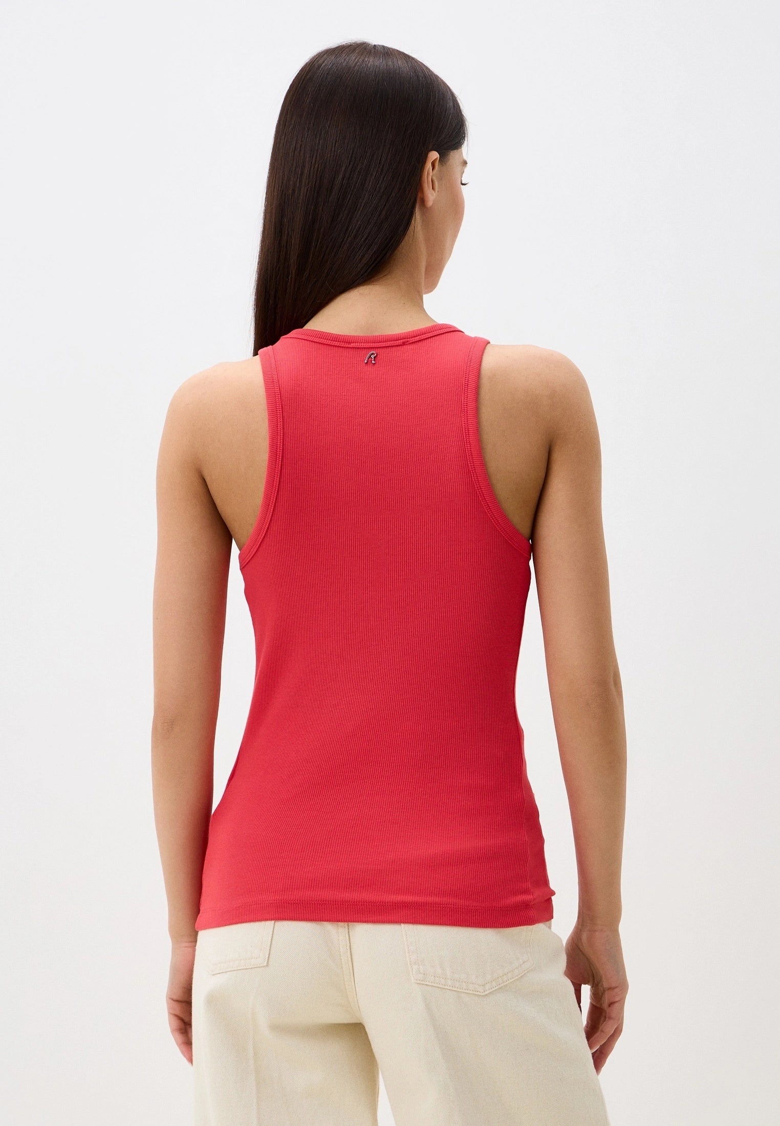 REPLAY DÁMSKÉ TÍLKO SLIM-FIT Z ŽEBROVANÉHO ÚPLETU