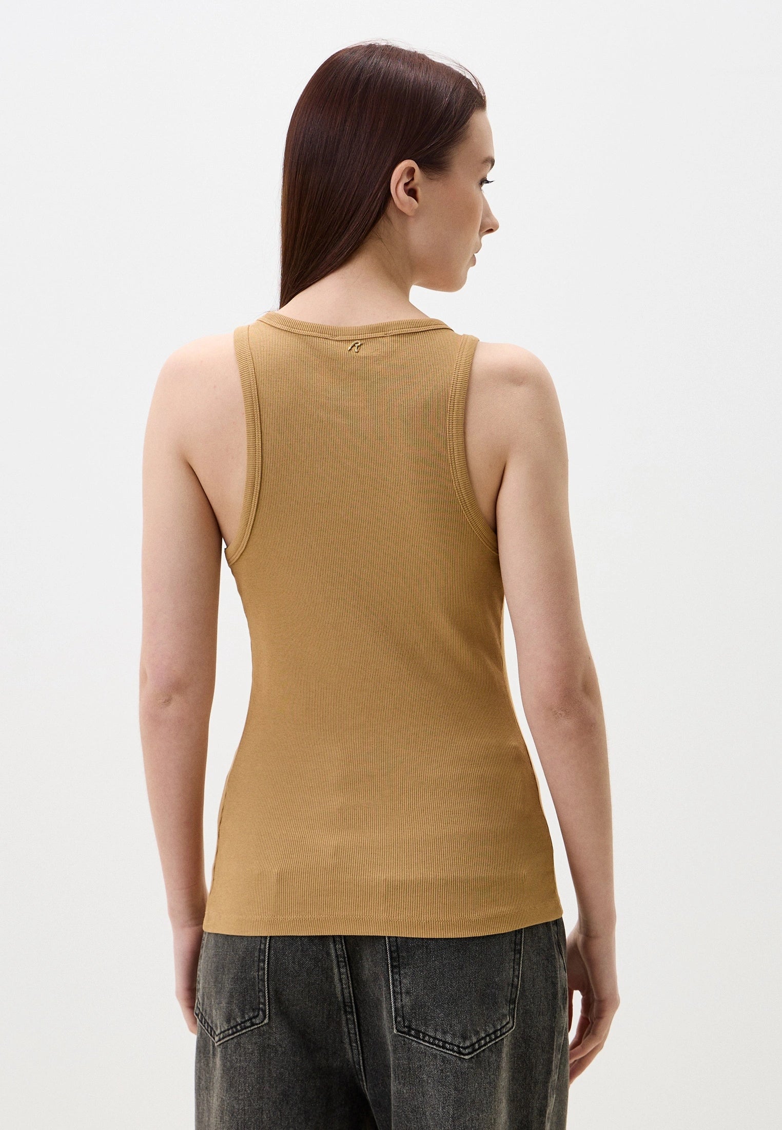 REPLAY DÁMSKÉ TÍLKO SLIM-FIT Z ŽEBROVANÉHO ÚPLETU