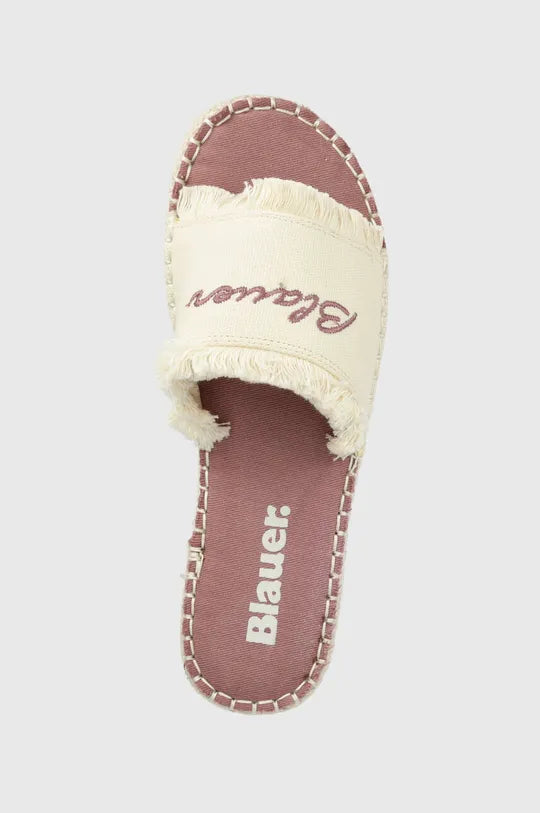 DÁMSKÉ LETNÍ BLAUER PANTOFLE SUNRAY S JUTOVOU PLATFORMOU 