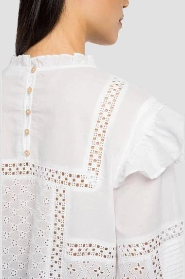 REPLAY DÁMSKÁ HALENA Z ANGLICKÉ BRODÉRIE 