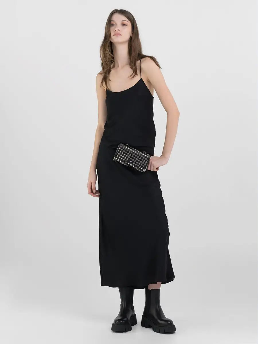 REPLAY DÁMSKÝ TOP Z VISKÓZOVÉHO SATÉNU