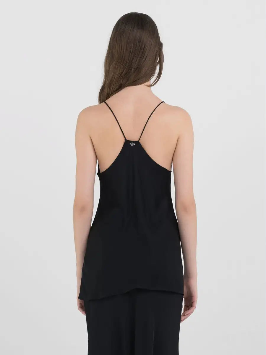 REPLAY DÁMSKÝ TOP Z VISKÓZOVÉHO SATÉNU 