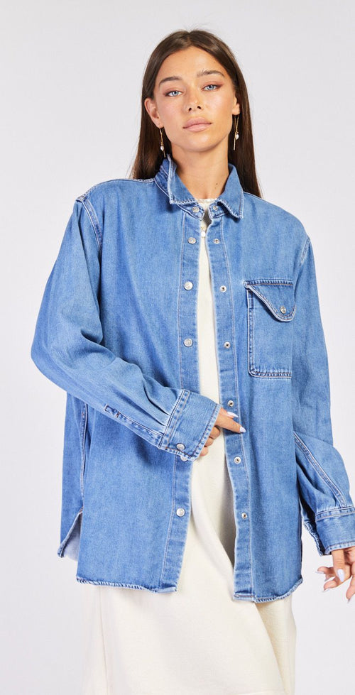 WOMEN'S REPLAY DENIM OVERSHIRT