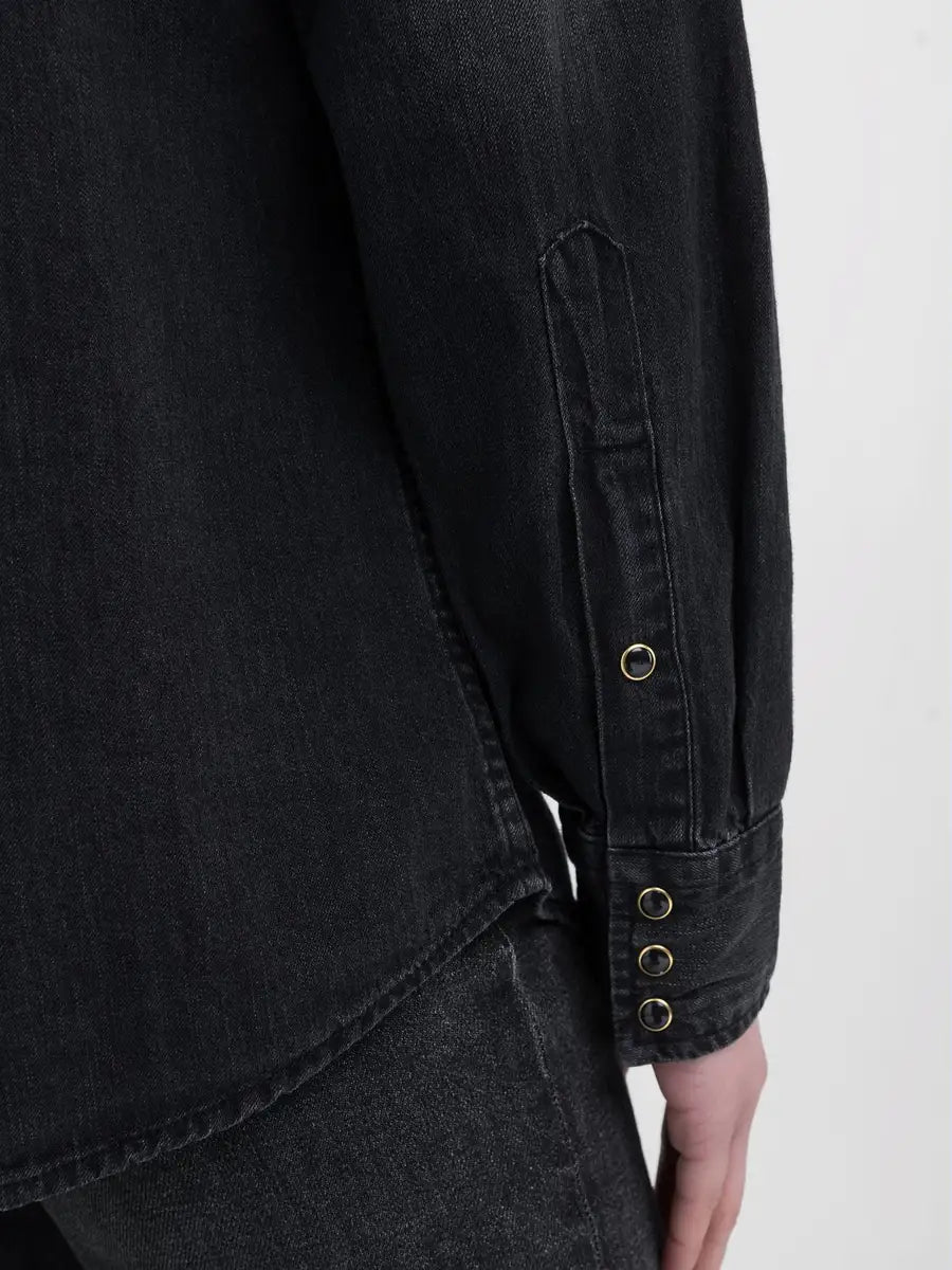 WOMEN'S REPLAY WESTERN DENIM SHIRT