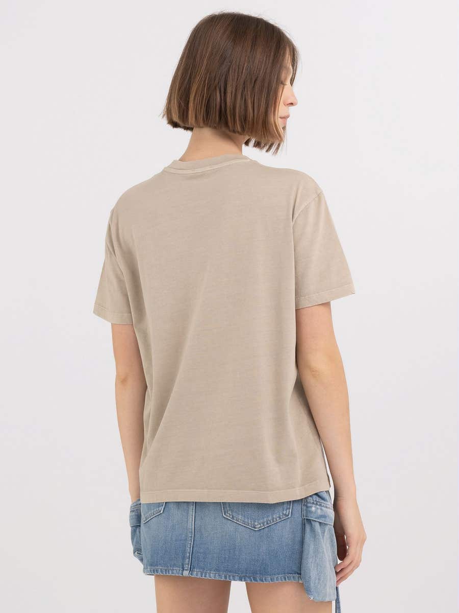 REPLAY DÁMSKÉ ŽERZEJOVÉ TRIČKO S NÁPISEM Z FLITRŮ