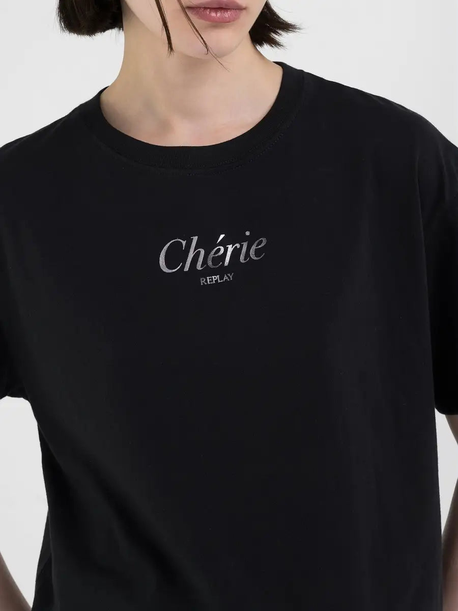 REPLAY MEZ PÓLÓ KIVÁGÁSSAL ÉS MINTÁVAL