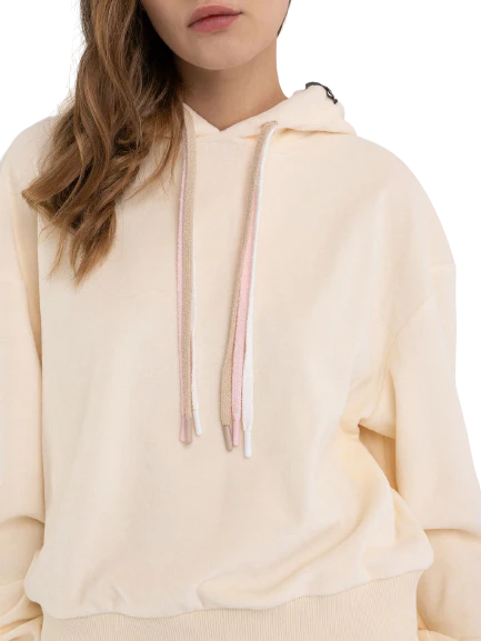 WOMEN'S REPLAY CHENILLE OVERSIZED HOODIE