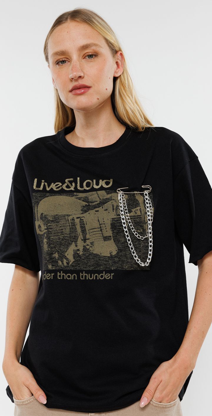 DÁMSKÉ REPLAY TRIČKO LIVE AND LOUD