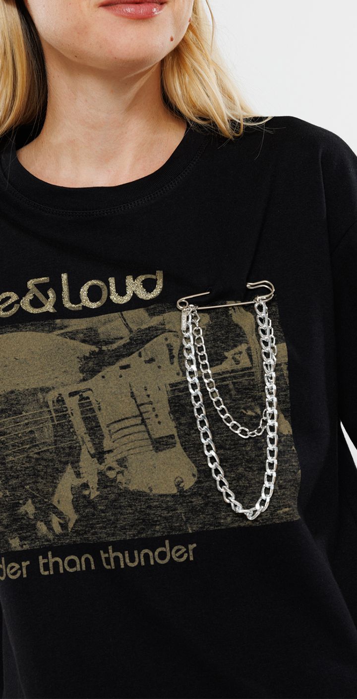 DÁMSKÉ REPLAY TRIČKO LIVE AND LOUD