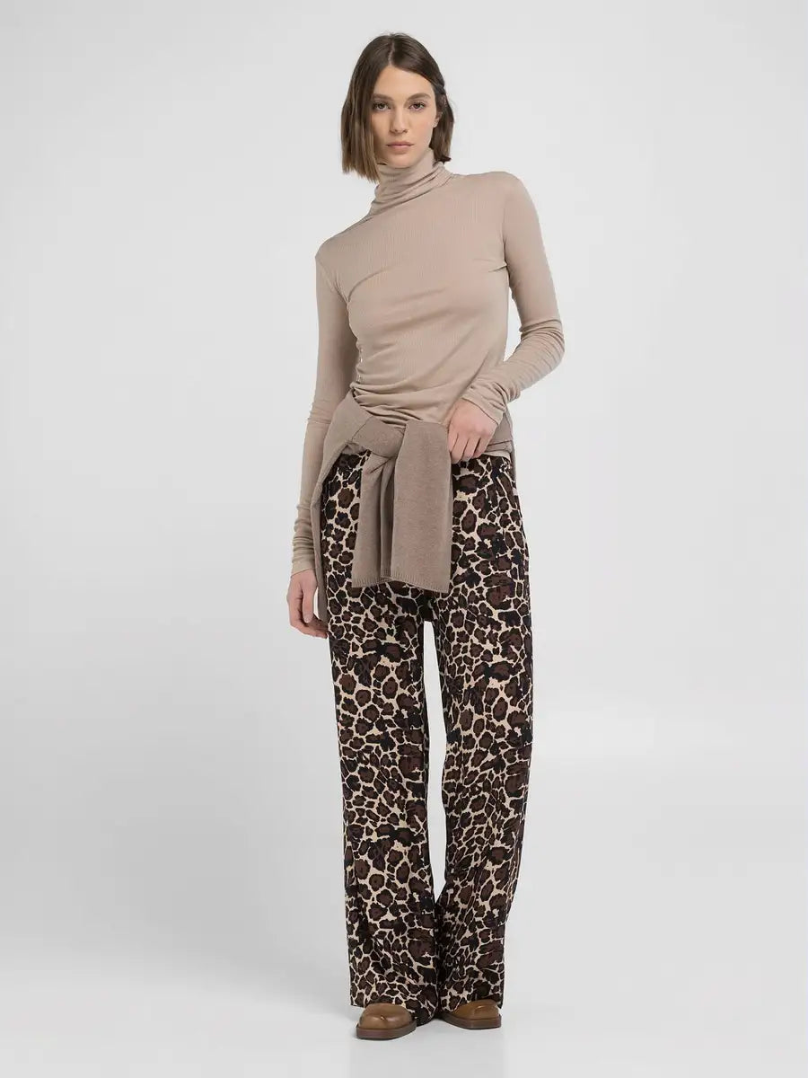 REPLAY NŐI SLIM-FIT PÓLÓ HOSSZÚ UJJAL ÉS MAGAS GALLÉRRAL