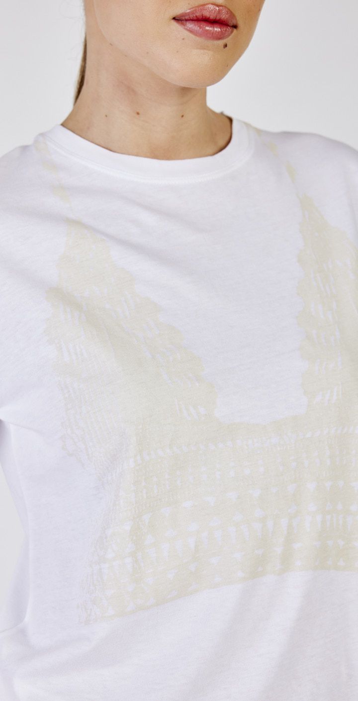 DÁMSKÉ TRIČKO S POTISKEM BRALETTE