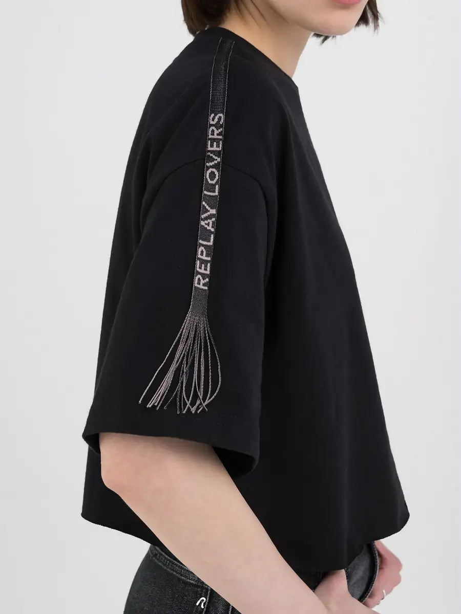 REPLAY NŐI RÖVID PÓLÓ ROFÓKKAL 