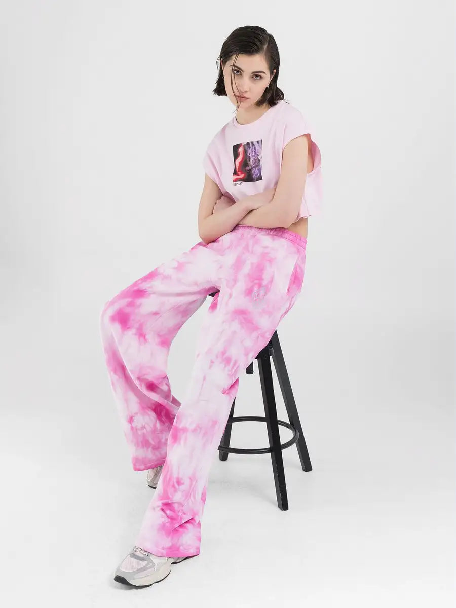 NŐI REPLAY SZÉLES MINTÁS JOGGER NADRÁG