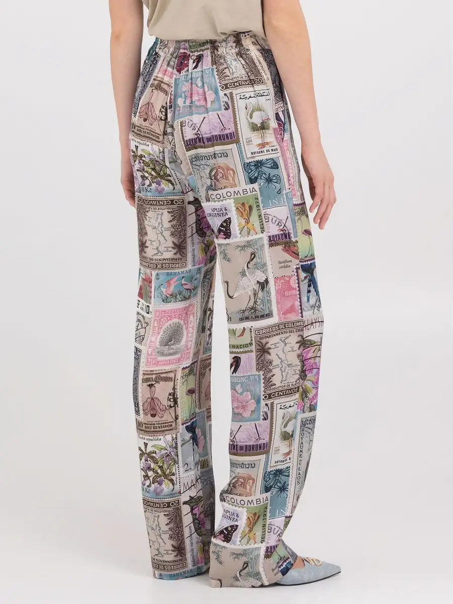 REPLAY NŐI PIZSAMA STÍLUSÚ NADRÁG VOYAGE MINTÁVAL