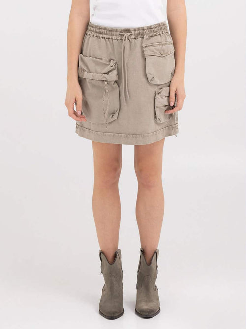 WOMEN'S REPLAY MINI SKIRT WITH POCKETS