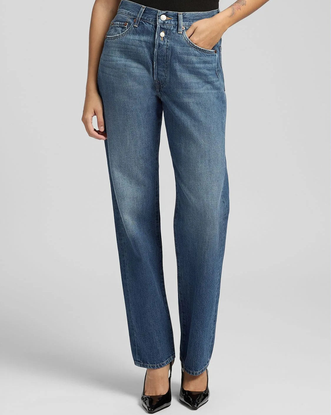 W9ZERO1 STRAIGHT-FIT REPLAY DÁMSKÉ DŽÍNY