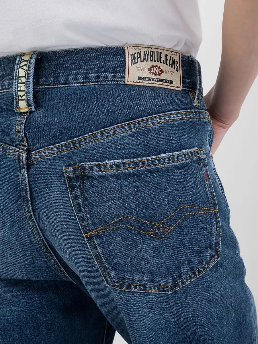 W9ZERO1 STRAIGHT-FIT REPLAY DÁMSKÉ DŽÍNY