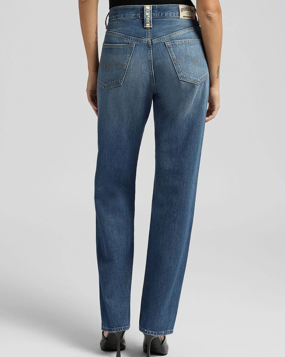 W9ZERO1 STRAIGHT-FIT REPLAY DÁMSKÉ DŽÍNY