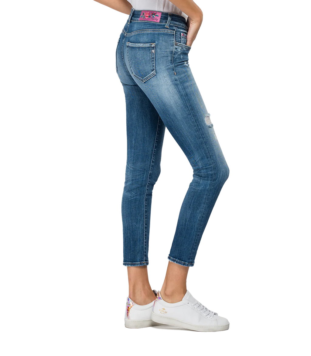 ROSE LABEL SLIM FIT DÁMSKE REPLAY FAABY DŽÍNY 